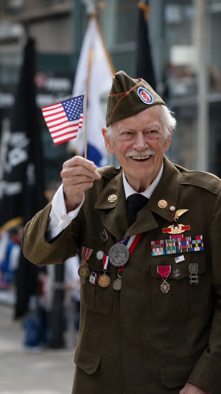 Explore the inspiring life of a veteran, whose service and dedication are celebrated through his uniform's stories of br