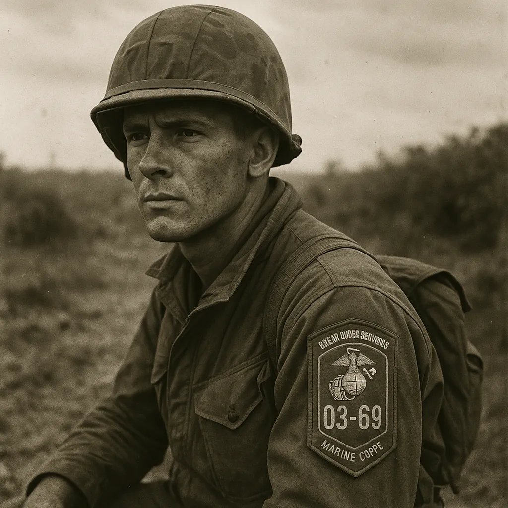 Vintage deployment photograph for A Tribute to a Life of Service: A Marine's Journey