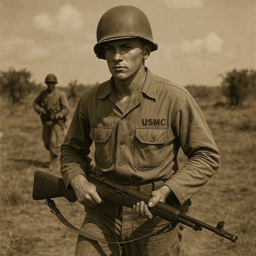 Vintage deployment photograph for Walking with Honor: A Veteran's Journey
