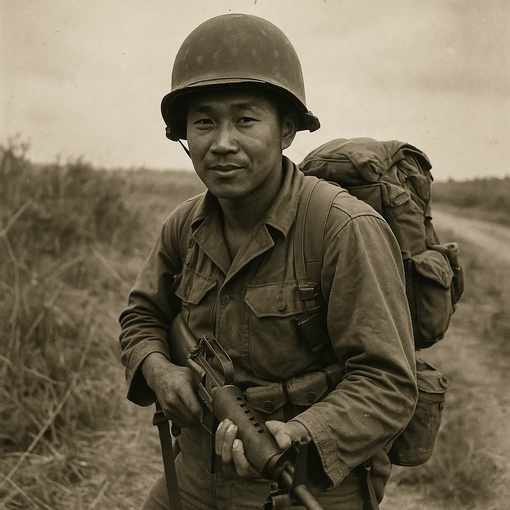 Vintage deployment photograph for A Legacy of Service: Honoring a Courageous Veteran