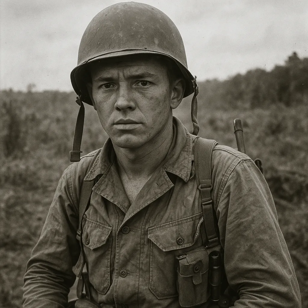 Vintage deployment photograph for A Tribute to a WWII Hero