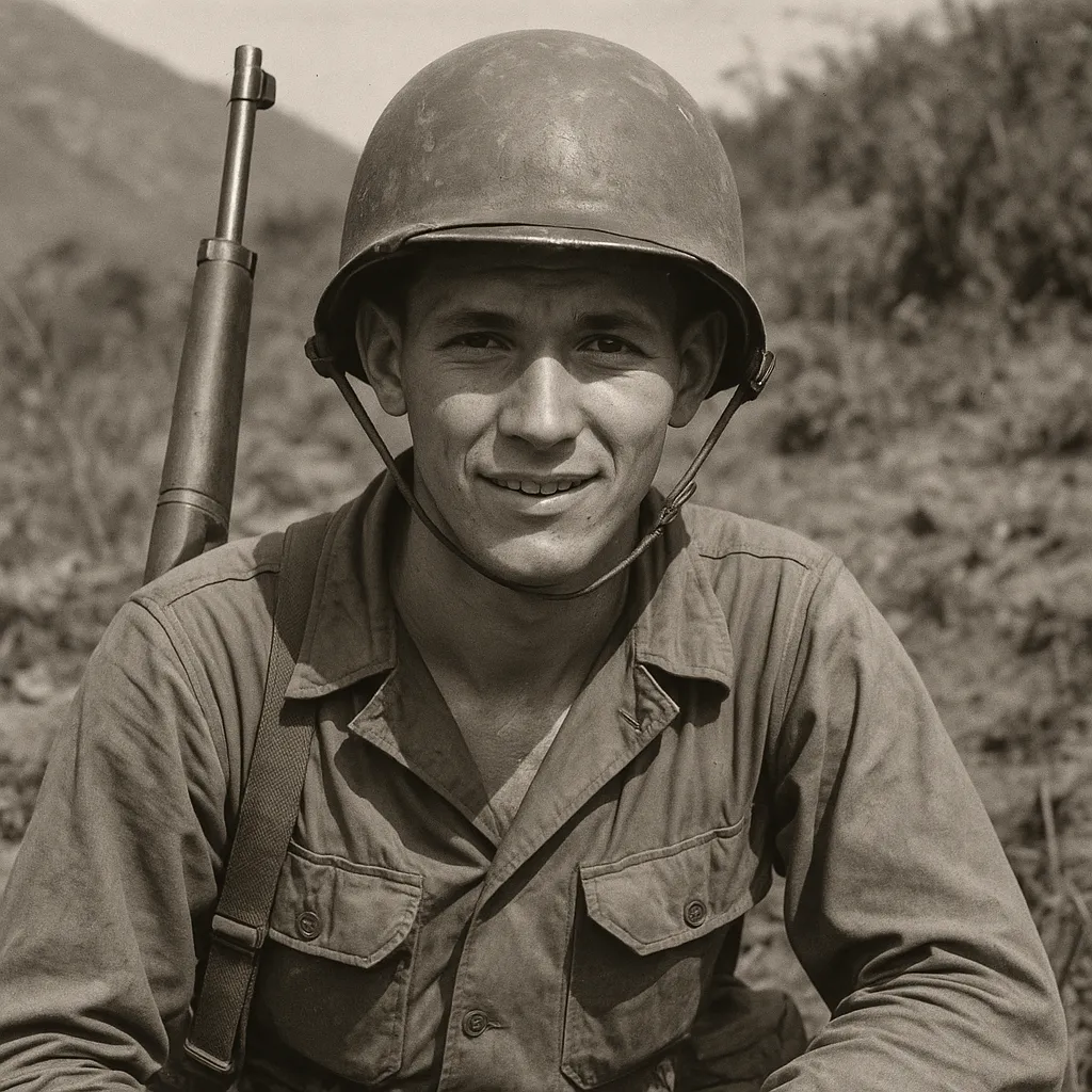 Vintage deployment photograph for Honoring a Life of Service: The Story of a WWII and Korean War Veteran