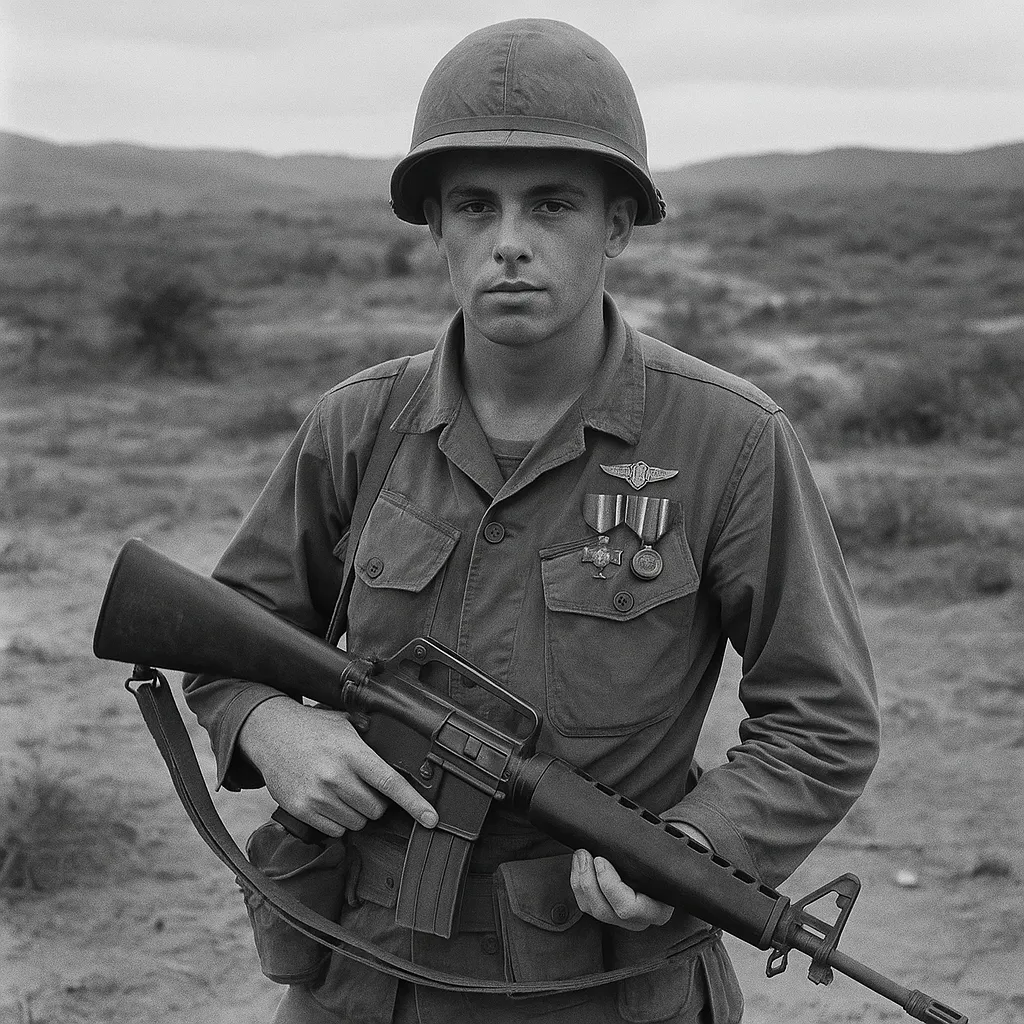 Vintage deployment photograph for Honoring a Trailblazer: The Journey of a Distinguished Veteran