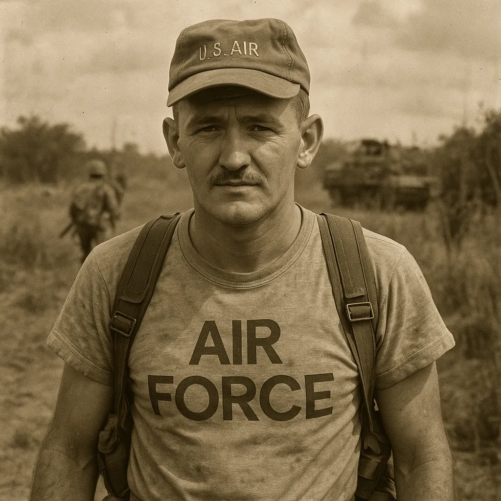 Vintage deployment photograph for A Lifetime of Service: The Journey of a U.S. Air Force Veteran
