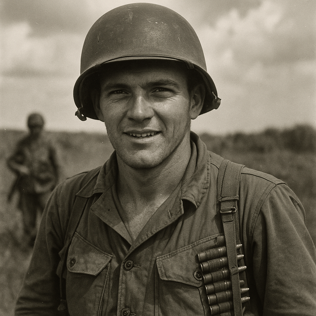 Vintage deployment photograph for A Proud Life of Service: A Vietnam Veteran's Journey