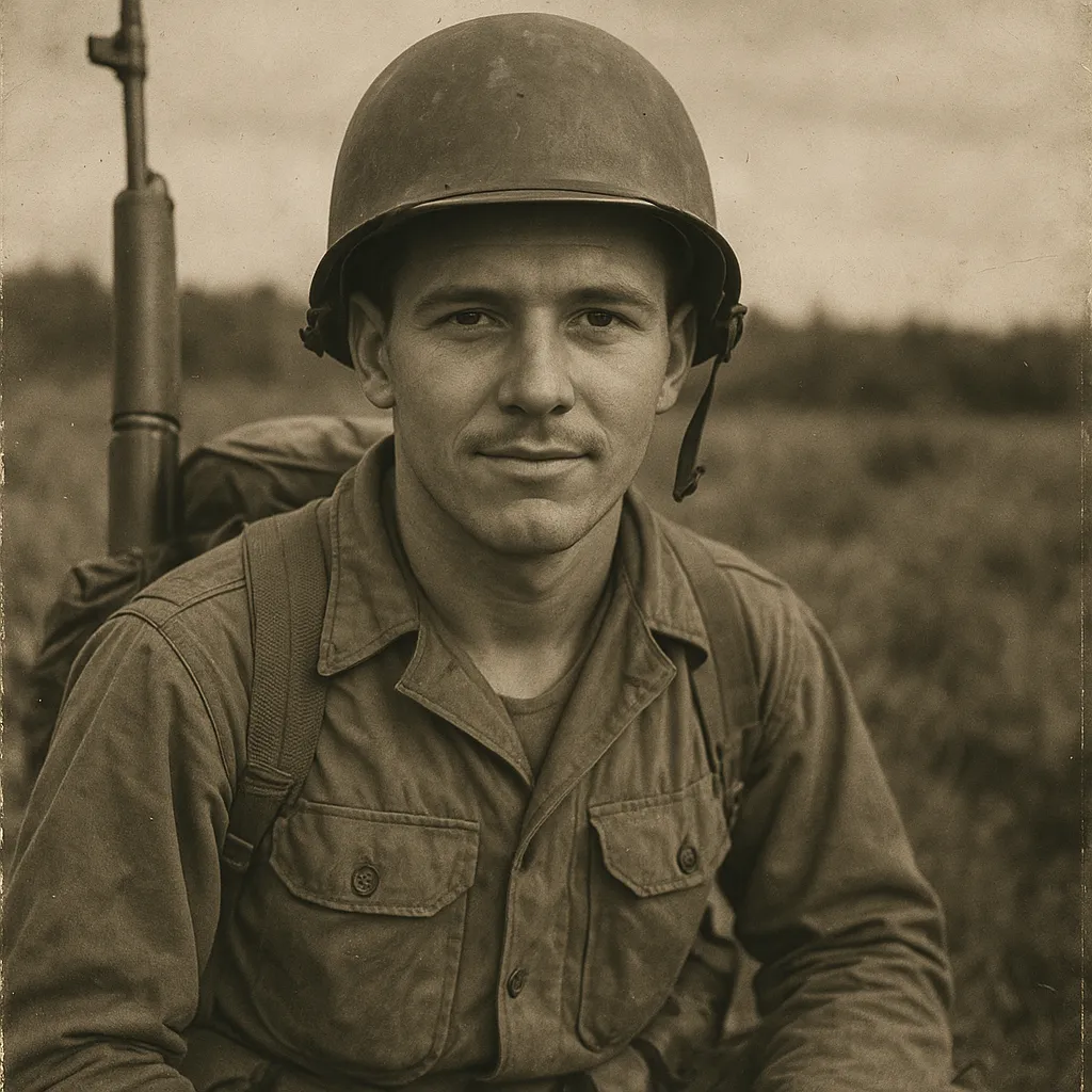 Vintage deployment photograph for A Legacy of Courage: Honoring a WWII Veteran
