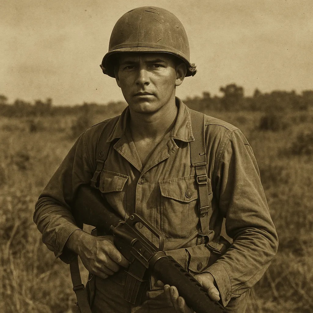 Vintage deployment photograph for A Legacy of Service: The Journey of a Dedicated Veteran