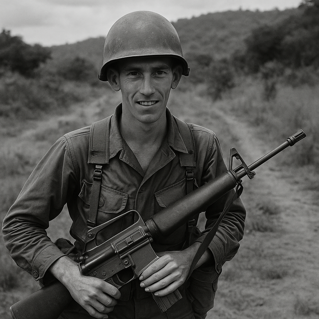 Vintage deployment photograph for A Life of Service and Sacrifice: The Journey of a Proud Veteran