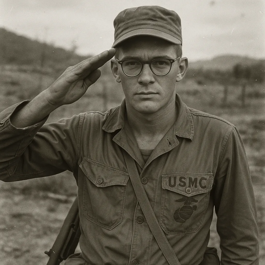 Vintage deployment photograph for Honoring a Lifetime of Service: A Veteran's Journey