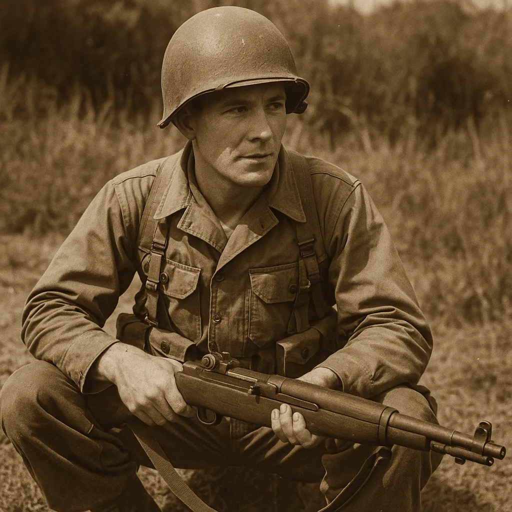 Vintage deployment photograph for Honoring a World War II Hero