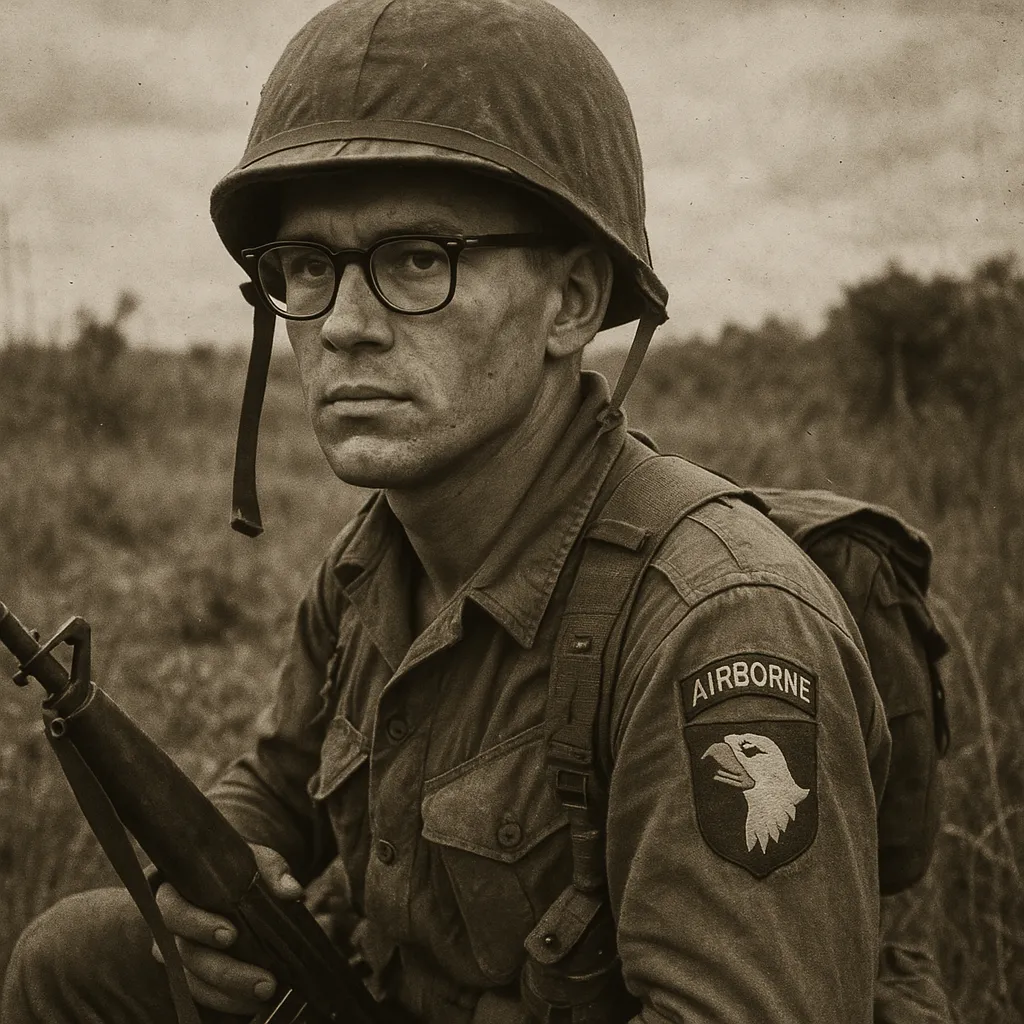 Vintage deployment photograph for A Life of Service: One Veteran's Journey in the 101st Airborne