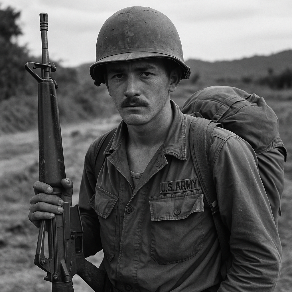 Vintage deployment photograph for A Proud Legacy: The Story of a Vietnam Veteran