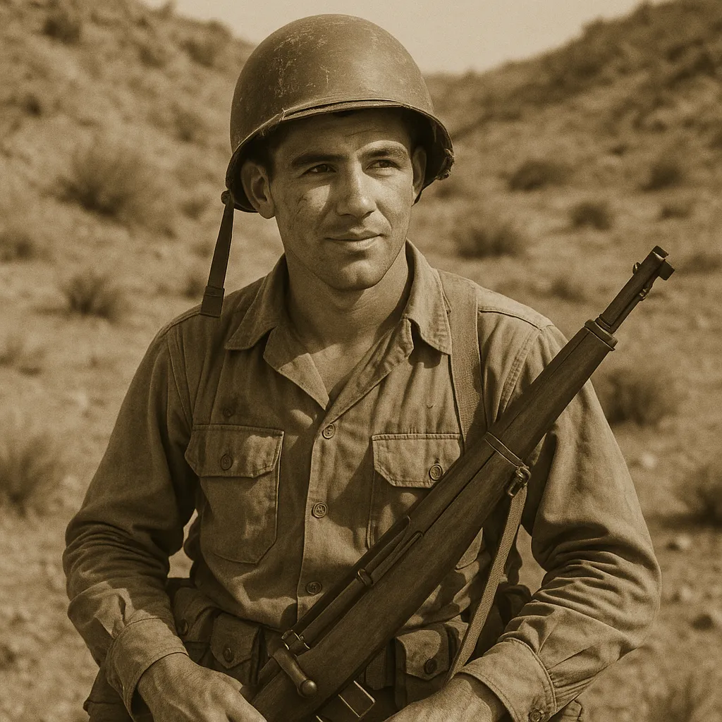 Vintage deployment photograph for A Lifetime of Service and Warmth: Celebrating a Dedicated Veteran