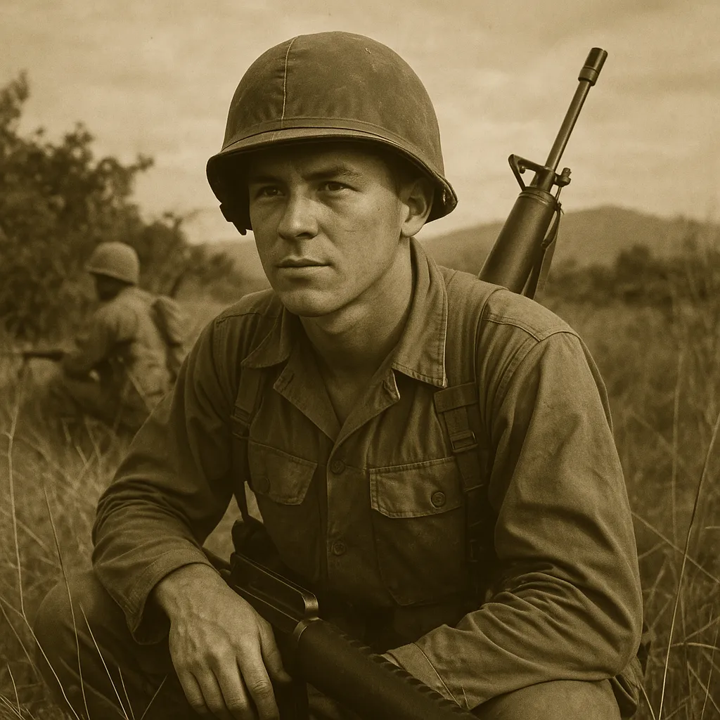 Vintage deployment photograph for Honoring a World War II Hero
