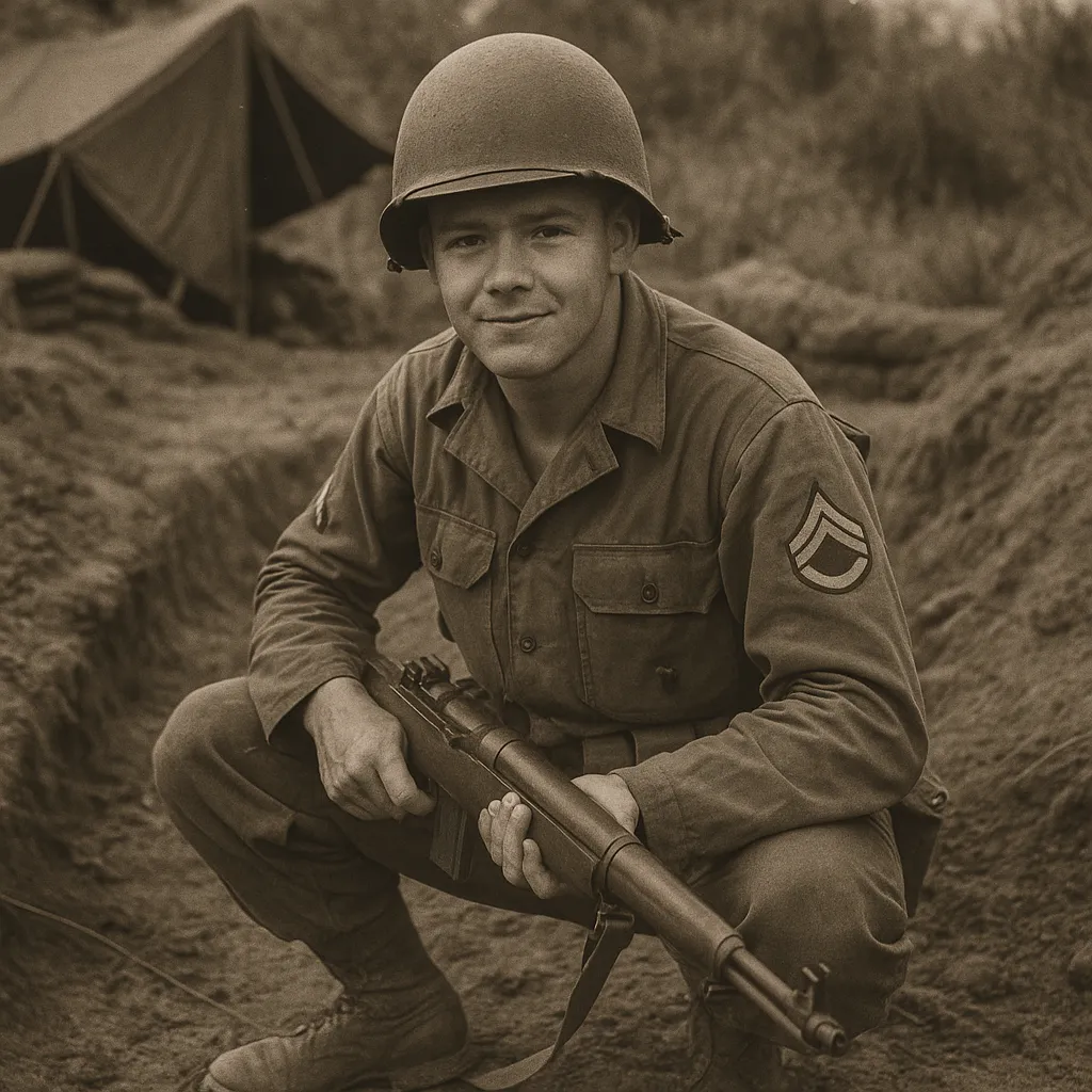 Vintage deployment photograph for A Lifetime of Service and Remembrance