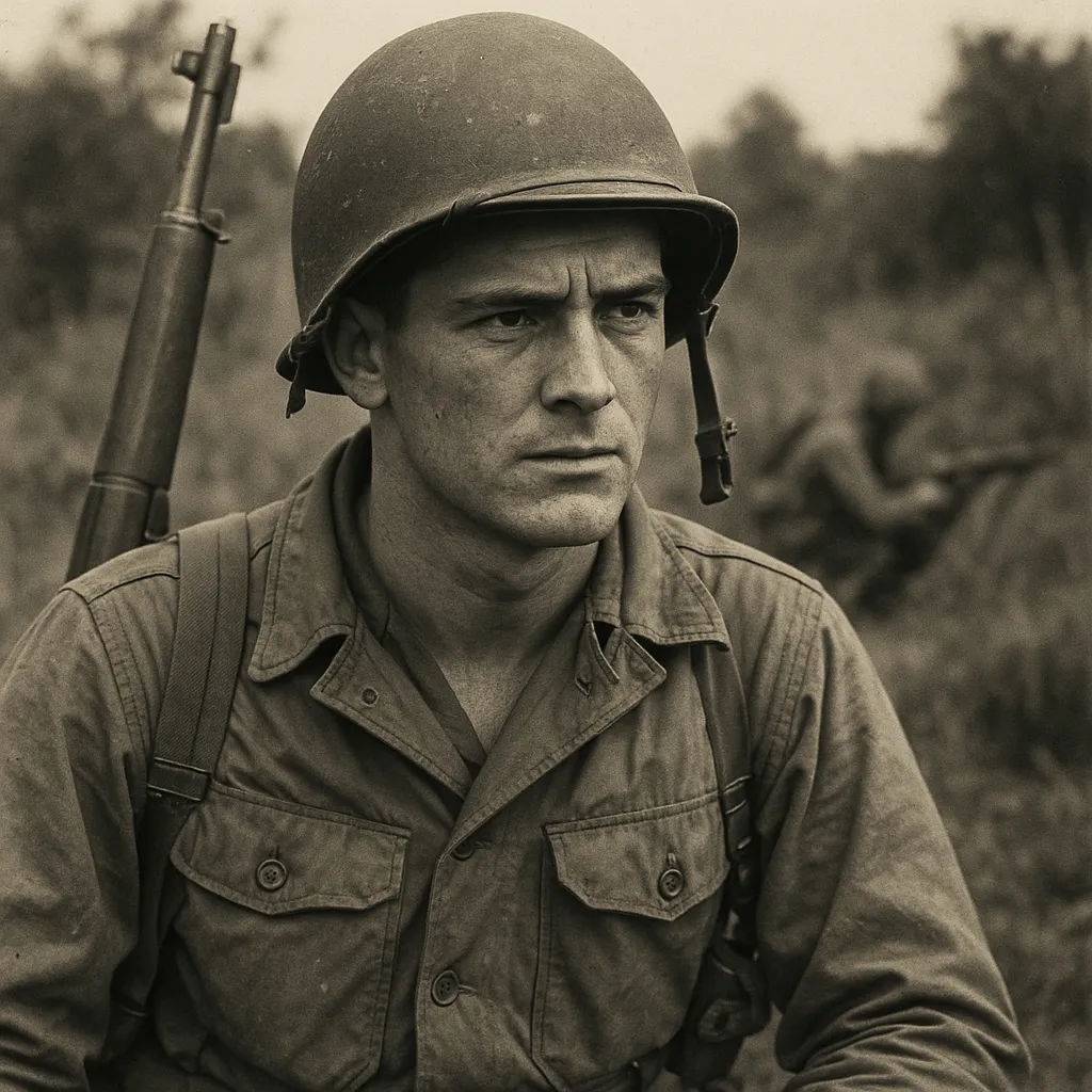 Vintage deployment photograph for Honoring a Hero of the Greatest Generation